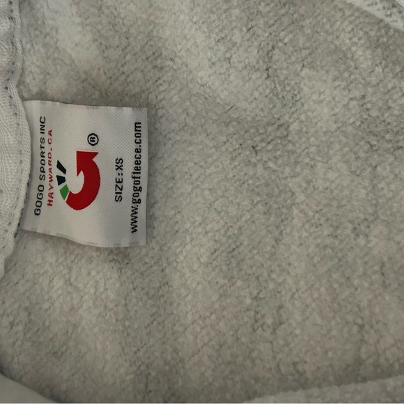 90s Grey and White SF Zip Hoodie - Picture 4 of 4